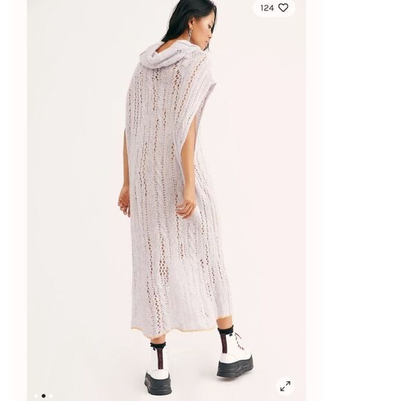 NWT Free People Pirouette Maxi Alpaca Blend Sweater Dress - Picture 2 of 3